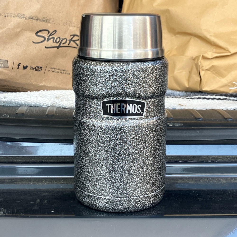 Thermos Metallic Gray Insulated Container